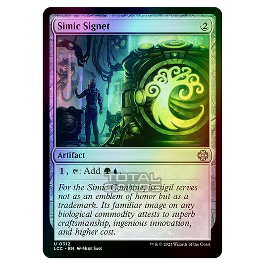 Magic The Gathering - The Lost Caverns of Ixalan - Commander - Simic Signet - 0312 (Foil)