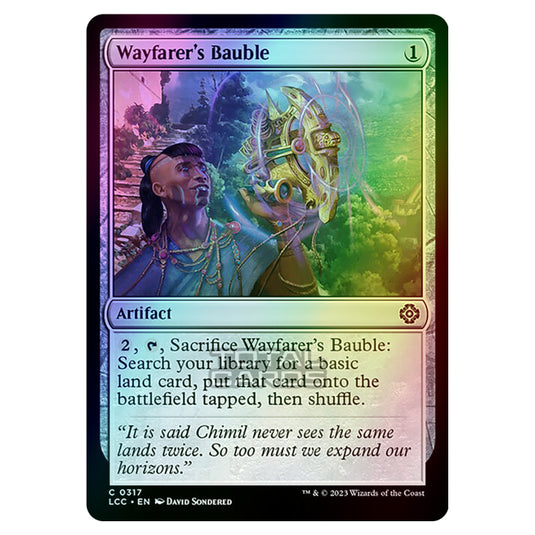 Magic The Gathering - The Lost Caverns of Ixalan - Commander - Wayfarer's Bauble - 0317 (Foil)