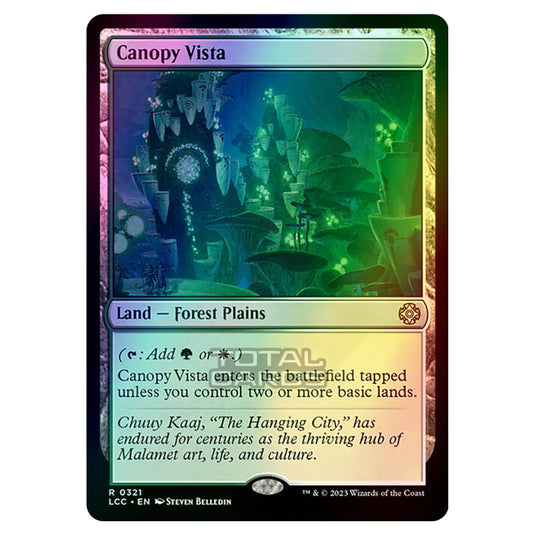 Magic The Gathering - The Lost Caverns of Ixalan - Commander - Canopy Vista - 0321 (Foil)