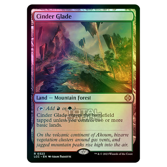 Magic The Gathering - The Lost Caverns of Ixalan - Commander - Cinder Glade - 0323 (Foil)