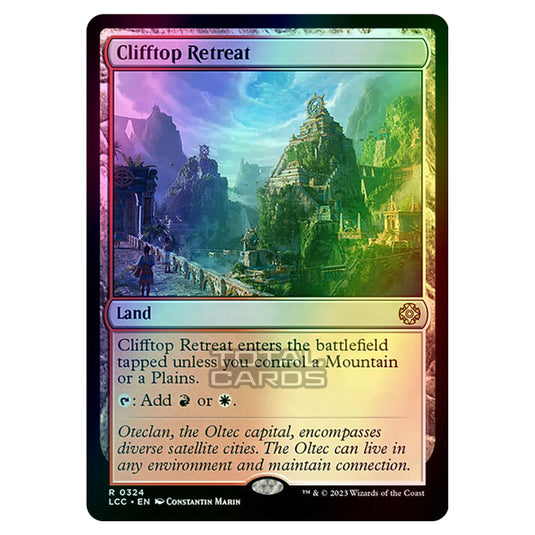 Magic The Gathering - The Lost Caverns of Ixalan - Commander - Clifftop Retreat - 0324 (Foil)