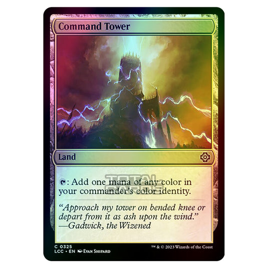 Magic The Gathering - The Lost Caverns of Ixalan - Commander - Command Tower - 0325 (Foil)