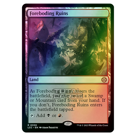 Magic The Gathering - The Lost Caverns of Ixalan - Commander - Foreboding Ruins - 0330 (Foil)