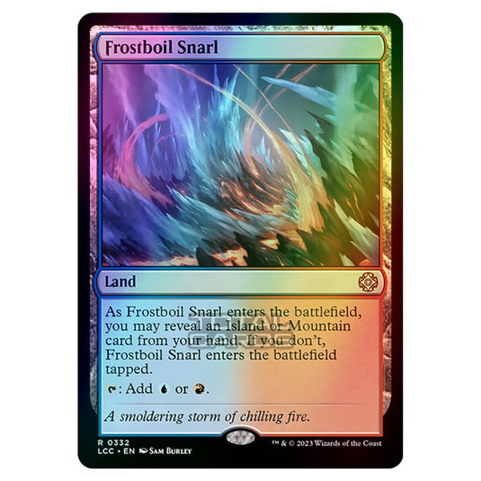 Magic The Gathering - The Lost Caverns of Ixalan - Commander - Frostboil Snarl - 0332 (Foil)