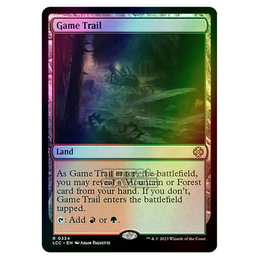 Magic The Gathering - The Lost Caverns of Ixalan - Commander - Game Trail - 0334 (Foil)