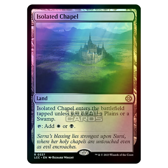 Magic The Gathering - The Lost Caverns of Ixalan - Commander - Isolated Chapel - 0337 (Foil)