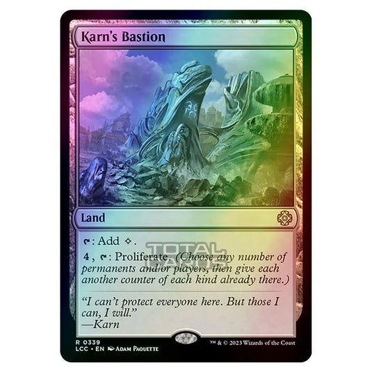 Magic The Gathering - The Lost Caverns of Ixalan - Commander - Karn's Bastion - 0339 (Foil)