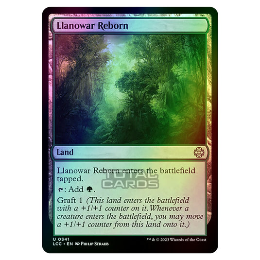 Magic The Gathering - The Lost Caverns of Ixalan - Commander - Llanowar Reborn - 0341 (Foil)