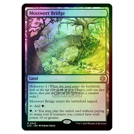 Magic The Gathering - The Lost Caverns of Ixalan - Commander - Mosswort Bridge - 0342 (Foil)