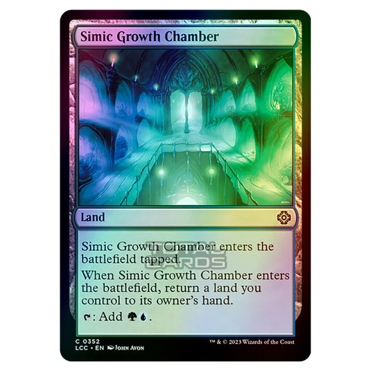 Magic The Gathering - The Lost Caverns of Ixalan - Commander - Simic Growth Chamber - 0352 (Foil)