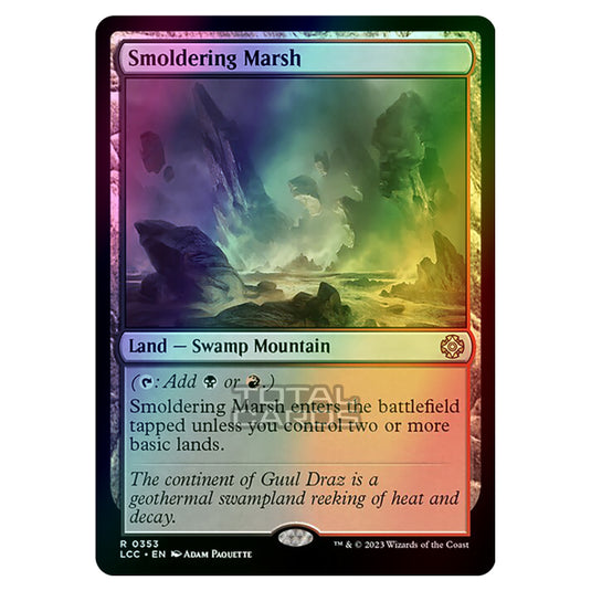 Magic The Gathering - The Lost Caverns of Ixalan - Commander - Smoldering Marsh - 0353 (Foil)