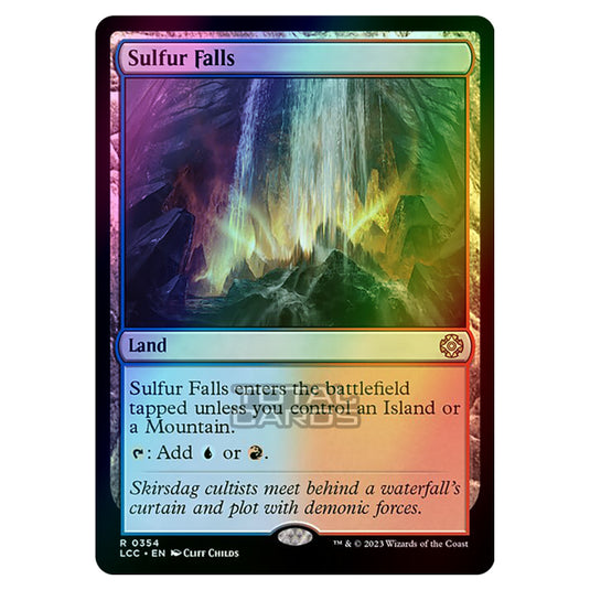 Magic The Gathering - The Lost Caverns of Ixalan - Commander - Sulfur Falls - 0354 (Foil)