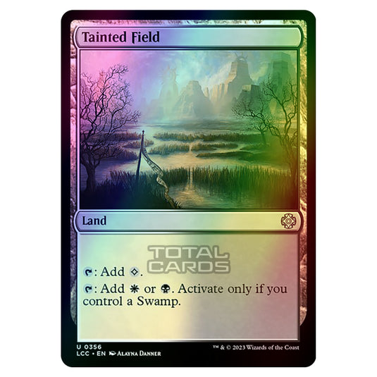 Magic The Gathering - The Lost Caverns of Ixalan - Commander - Tainted Field - 0356 (Foil)