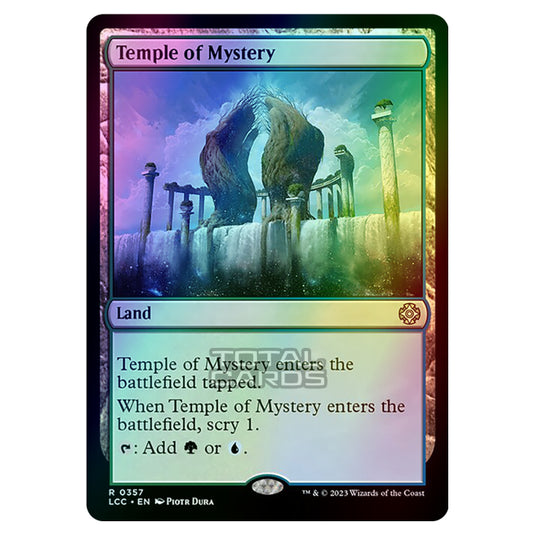 Magic The Gathering - The Lost Caverns of Ixalan - Commander - Temple of Mystery - 0357 (Foil)