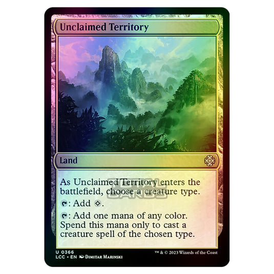 Magic The Gathering - The Lost Caverns of Ixalan - Commander - Unclaimed Territory - 0366 (Foil)