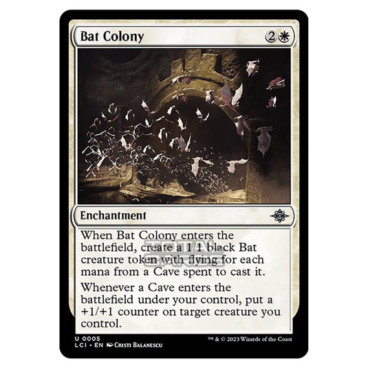 Magic The Gathering - The Lost Caverns of Ixalan - Bat Colony - 0005