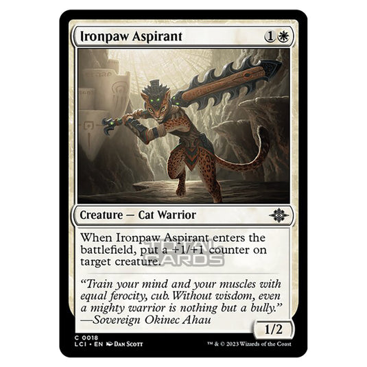 Magic The Gathering - The Lost Caverns of Ixalan - Ironpaw Aspirant - 0018