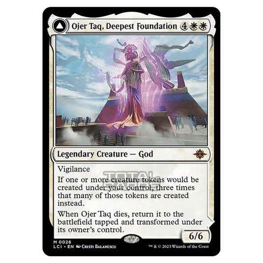 Magic The Gathering - The Lost Caverns of Ixalan - Ojer Taq, Deepest Foundation // Temple of Civilization - 0026