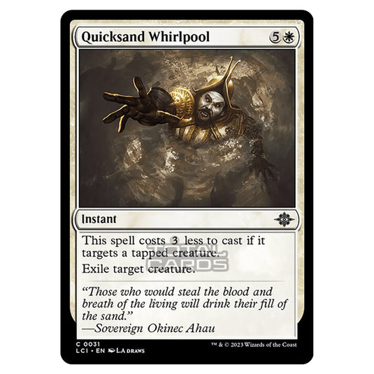 Magic The Gathering - The Lost Caverns of Ixalan - Quicksand Whirlpool - 0031