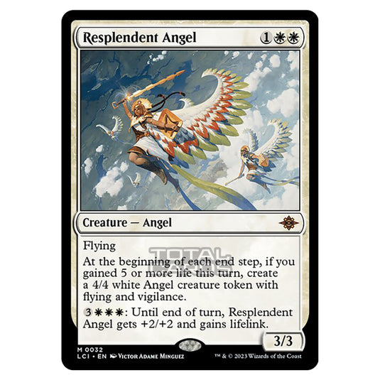 Magic The Gathering - The Lost Caverns of Ixalan - Resplendent Angel - Magic The Gathering - The Lost Caverns of Ixalan - Resplendent Angel -