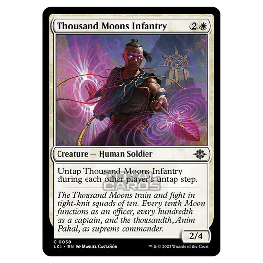 Magic The Gathering - The Lost Caverns of Ixalan - Thousand Moons Infantry - 0038