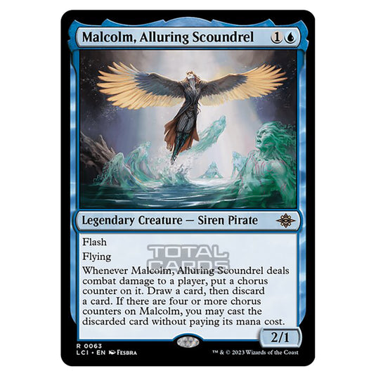 Magic The Gathering - The Lost Caverns of Ixalan - Malcolm, Alluring Scoundrel - 0063