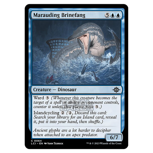 Magic The Gathering - The Lost Caverns of Ixalan - Marauding Brinefang - 0064