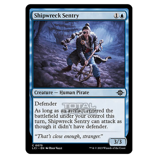 Magic The Gathering - The Lost Caverns of Ixalan - Shipwreck Sentry - 0075