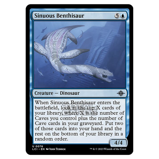 Magic The Gathering - The Lost Caverns of Ixalan - Sinuous Benthisaur - 0076