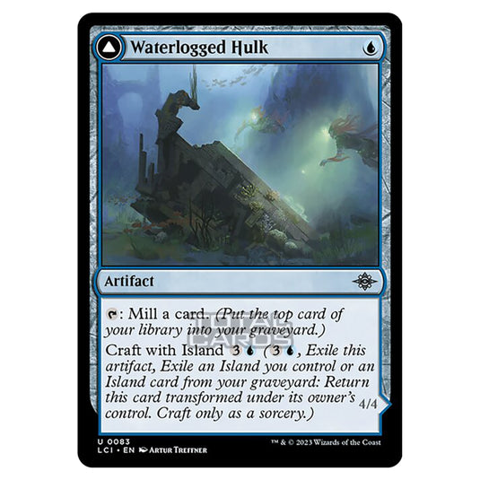 Magic The Gathering - The Lost Caverns of Ixalan - Waterlogged Hulk // Watertight Gondola - 0083