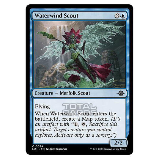 Magic The Gathering - The Lost Caverns of Ixalan - Waterwind Scout - 0084