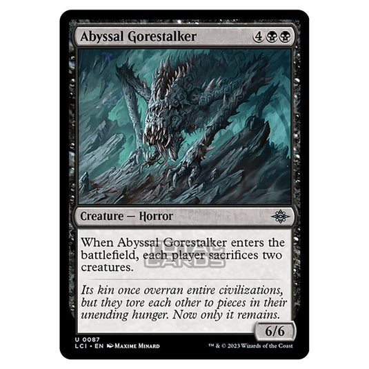 Magic The Gathering - The Lost Caverns of Ixalan - Abyssal Gorestalker - 0087