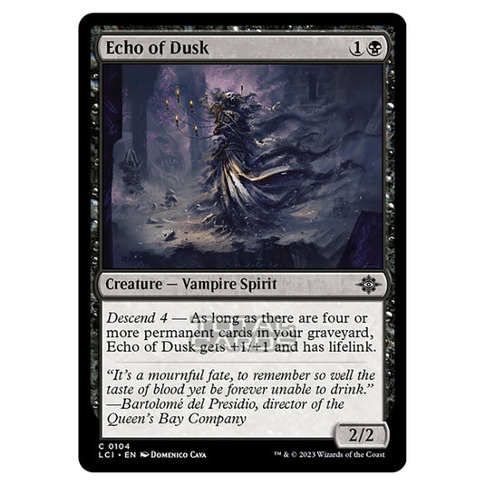 Magic The Gathering - The Lost Caverns of Ixalan - Echo of Dusk - 0104