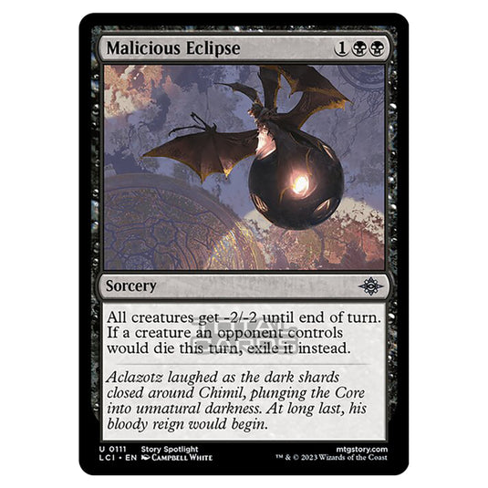 Magic The Gathering - The Lost Caverns of Ixalan - Malicious Eclipse - 0111