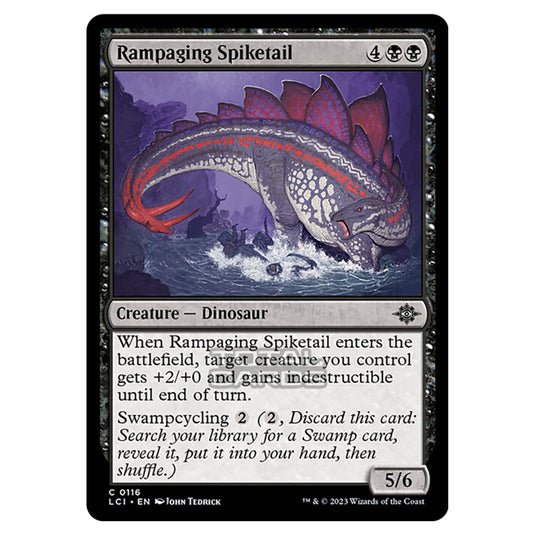 Magic The Gathering - The Lost Caverns of Ixalan - Rampaging Spiketail - 0116