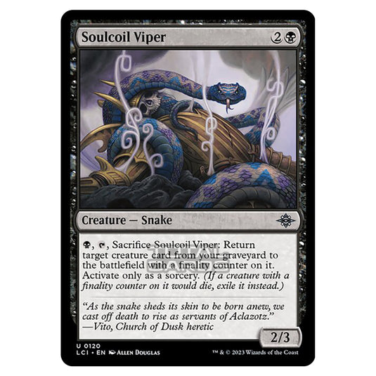 Magic The Gathering - The Lost Caverns of Ixalan - Soulcoil Viper - 0120