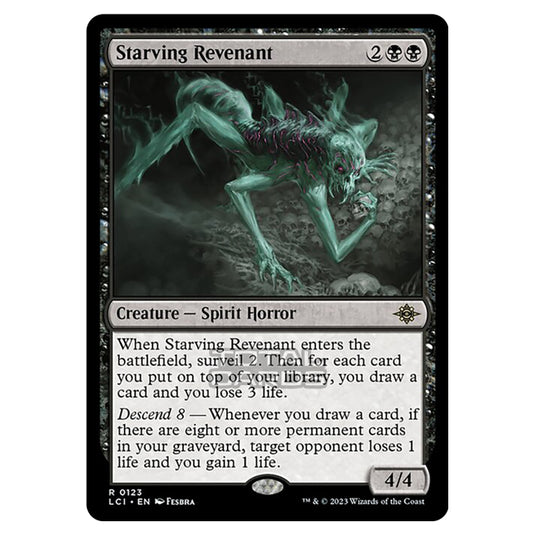 Magic The Gathering - The Lost Caverns of Ixalan - Starving Revenant - 0123