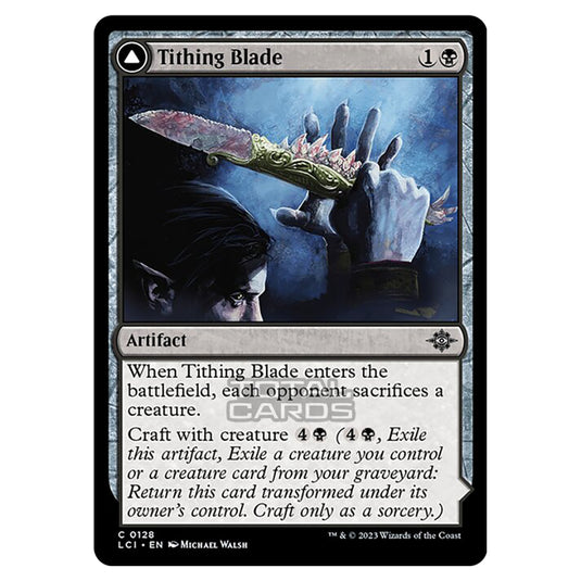 Magic The Gathering - The Lost Caverns of Ixalan - Tithing Blade // Consuming Sepulcher - 0128