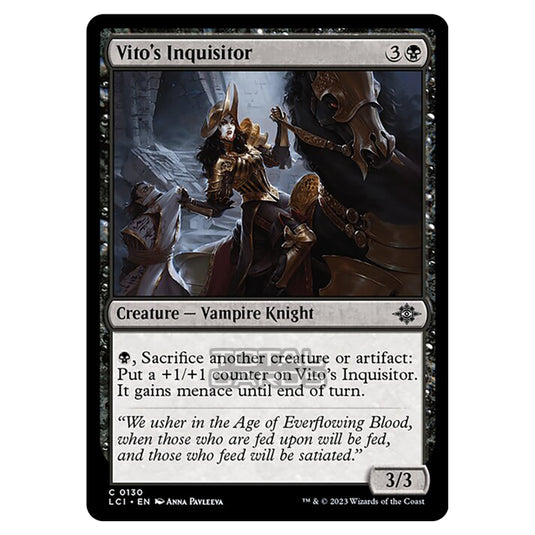 Magic The Gathering - The Lost Caverns of Ixalan - Vito's Inquisitor - 0130