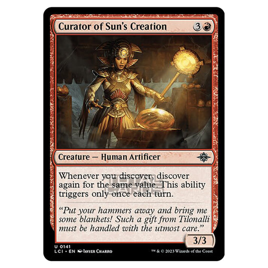 Magic The Gathering - The Lost Caverns of Ixalan - Curator of Sun's Creation - 0141