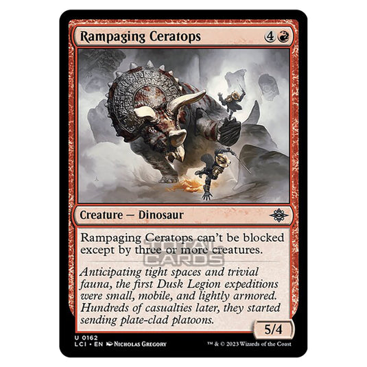 Magic The Gathering - The Lost Caverns of Ixalan - Rampaging Ceratops - 0162