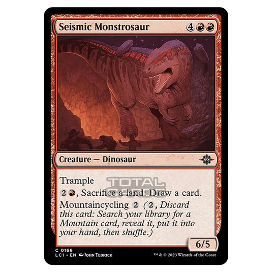 Magic The Gathering - The Lost Caverns of Ixalan - Seismic Monstrosaur - 0166