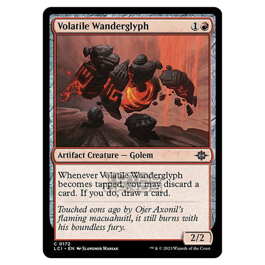 Magic The Gathering - The Lost Caverns of Ixalan - Volatile Wanderglyph - 0172