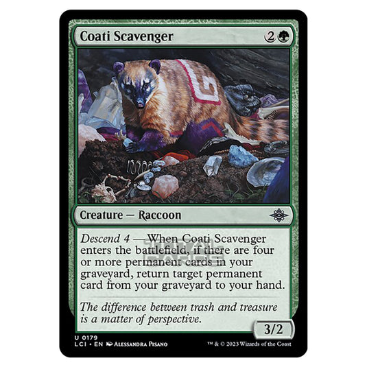 Magic The Gathering - The Lost Caverns of Ixalan - Coati Scavenger - 0179