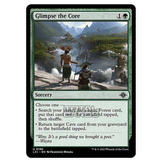 Magic The Gathering - The Lost Caverns of Ixalan - Glimpse the Core - 0186