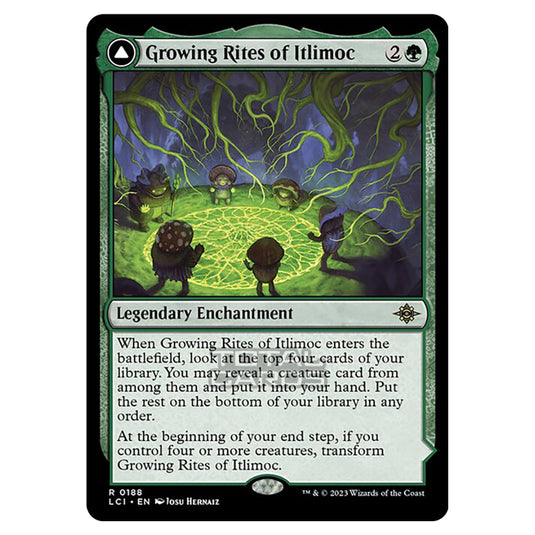 Magic The Gathering - The Lost Caverns of Ixalan - Growing Rites of Itlimoc // Itlimoc, Cradle of the Sun - 0188