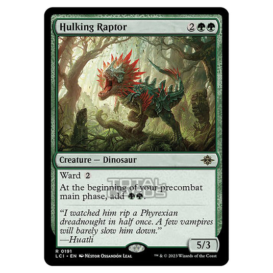 Magic The Gathering - The Lost Caverns of Ixalan - Hulking Raptor - 0191