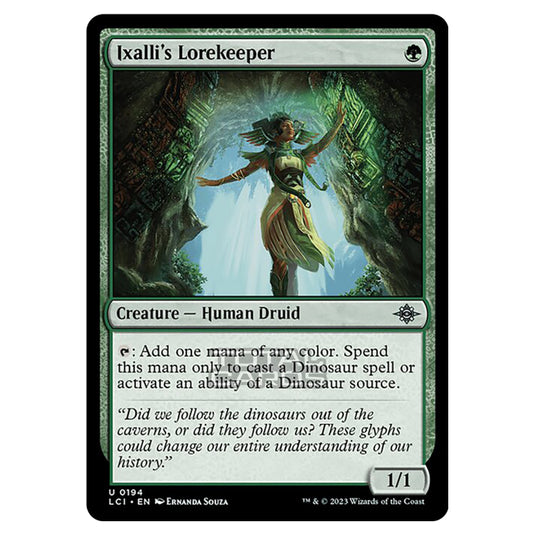 Magic The Gathering - The Lost Caverns of Ixalan - Ixalli's Lorekeeper - 0194