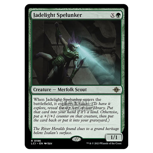 Magic The Gathering - The Lost Caverns of Ixalan - Jadelight Spelunker - 0196