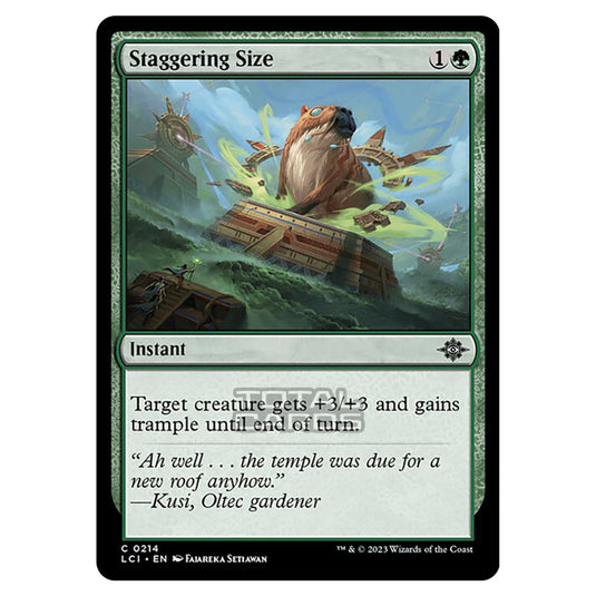 Magic The Gathering - The Lost Caverns of Ixalan - Staggering Size - 0214